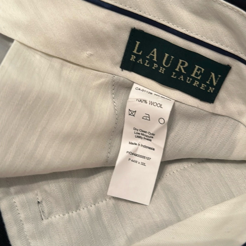 Ralph Lauren black summer weight wool.